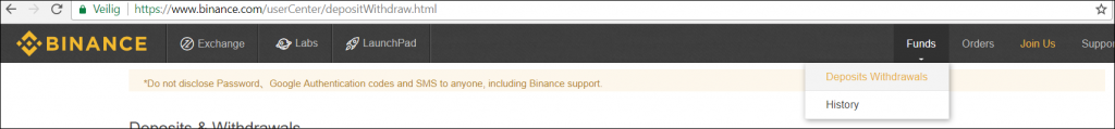 binance bitcoin kopen