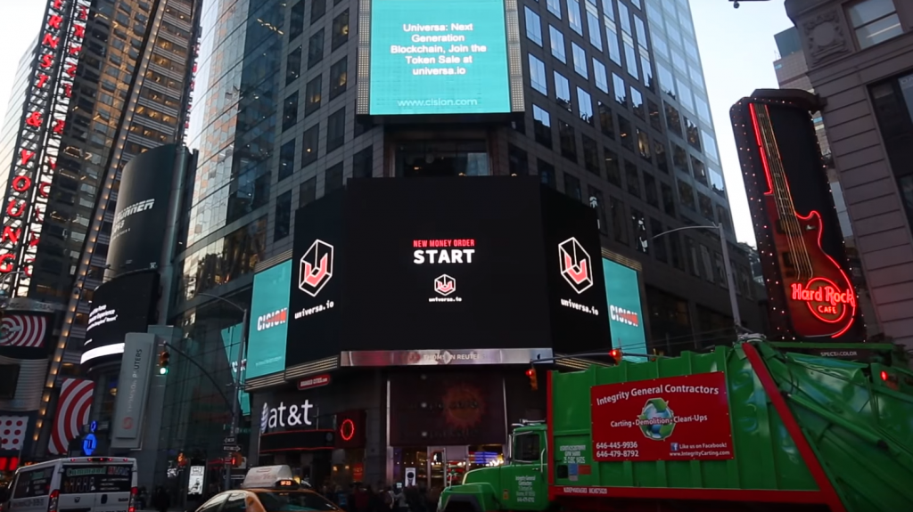 Universa Times Square Marketing