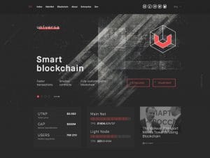 Universa website preview