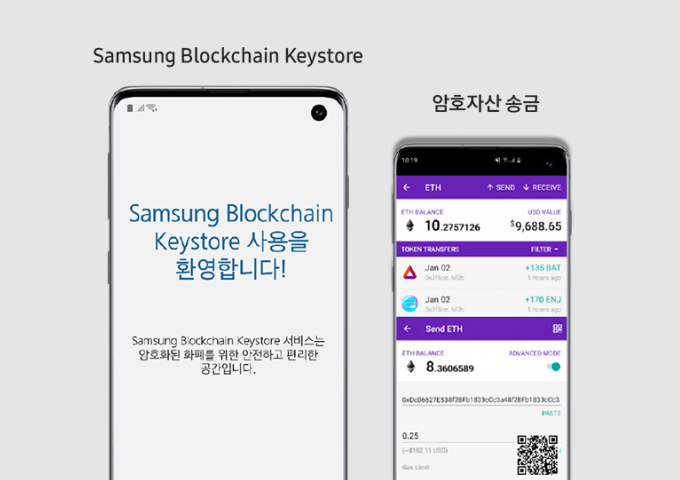 enjin blockchain wallet samsung