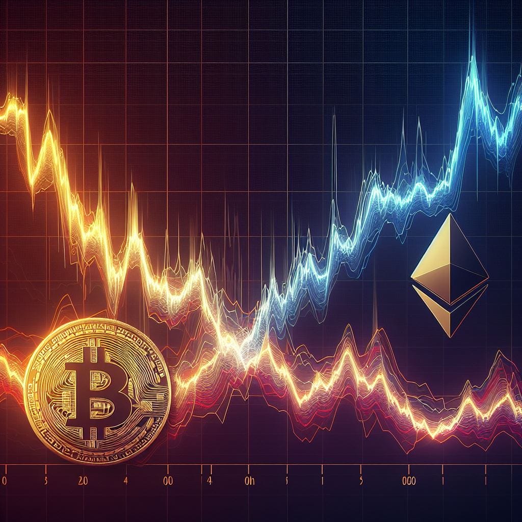 Bitcoin koers op dit moment volatieler dan ethereum: Dit is waarom!