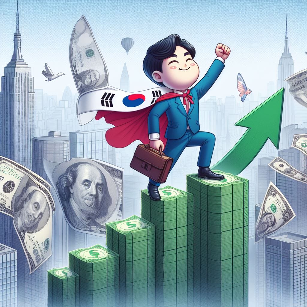 Dollar overtroffen als meest gebruikte valuta door Koreaanse won