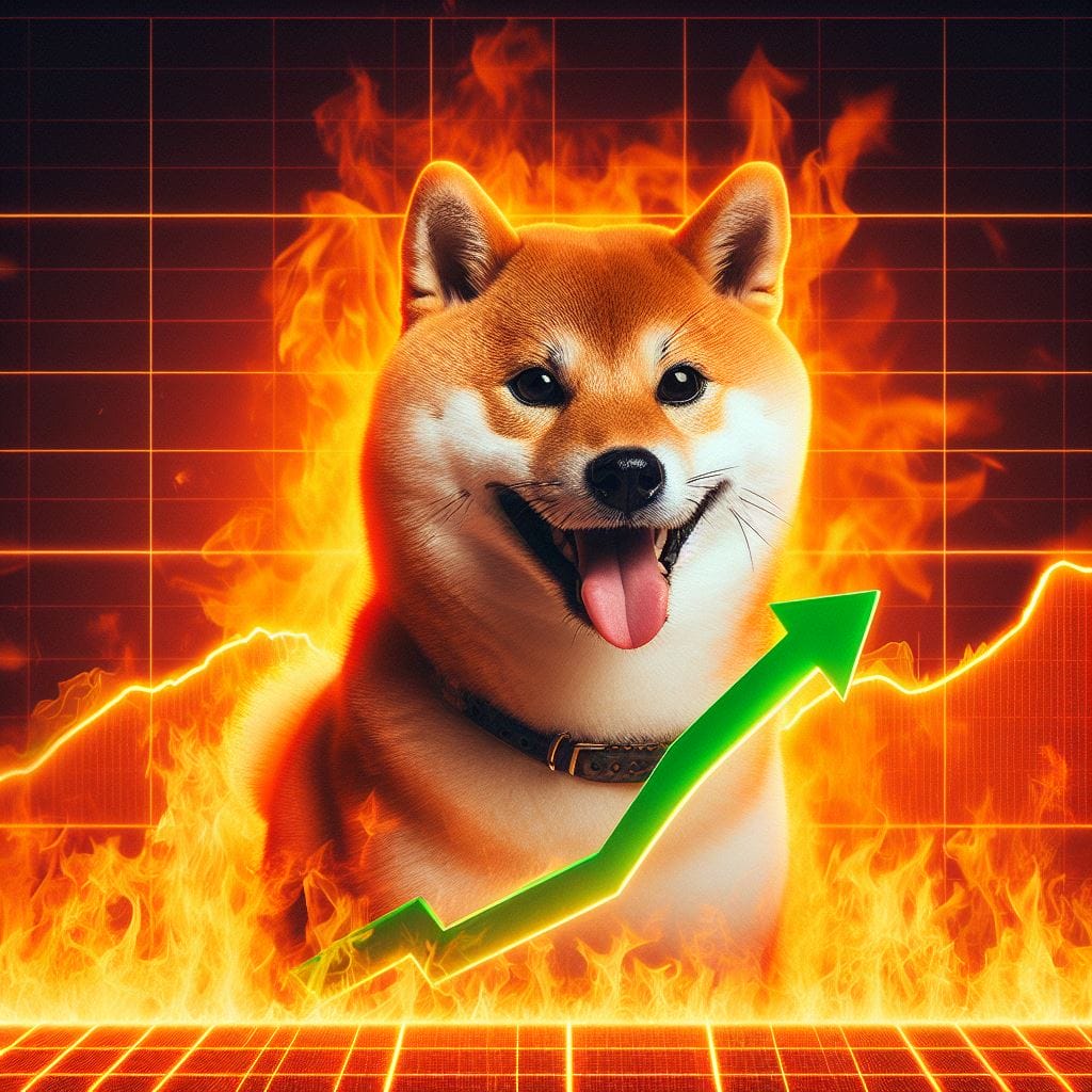 Shiba Inu brandt goed: Burn rates stijgen met 2200%