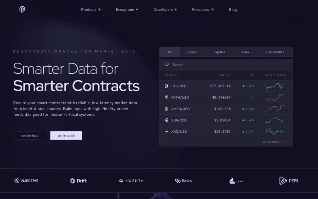 pyth network smart contracts