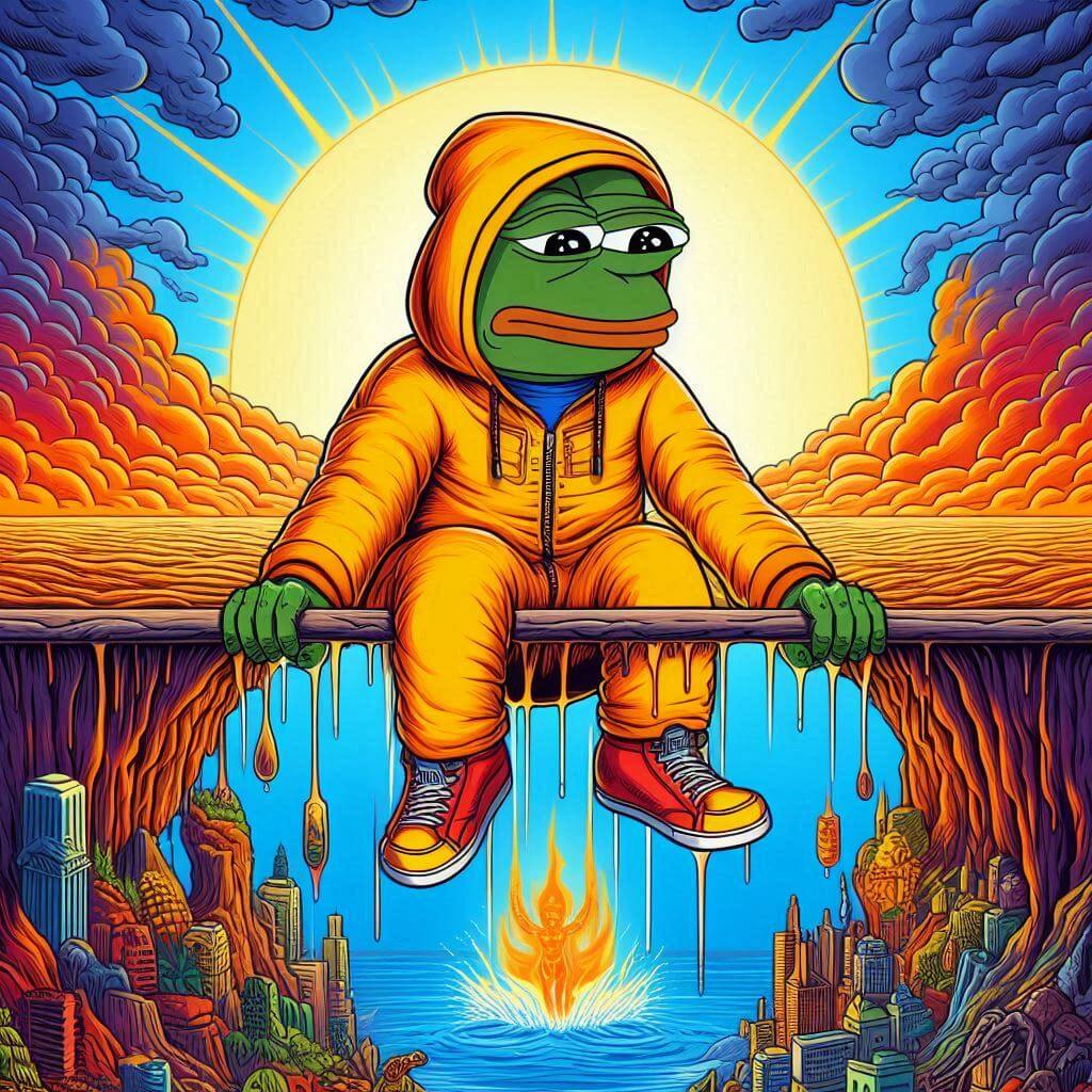 PEPE onder cruciaal support niveau, dit is de impact