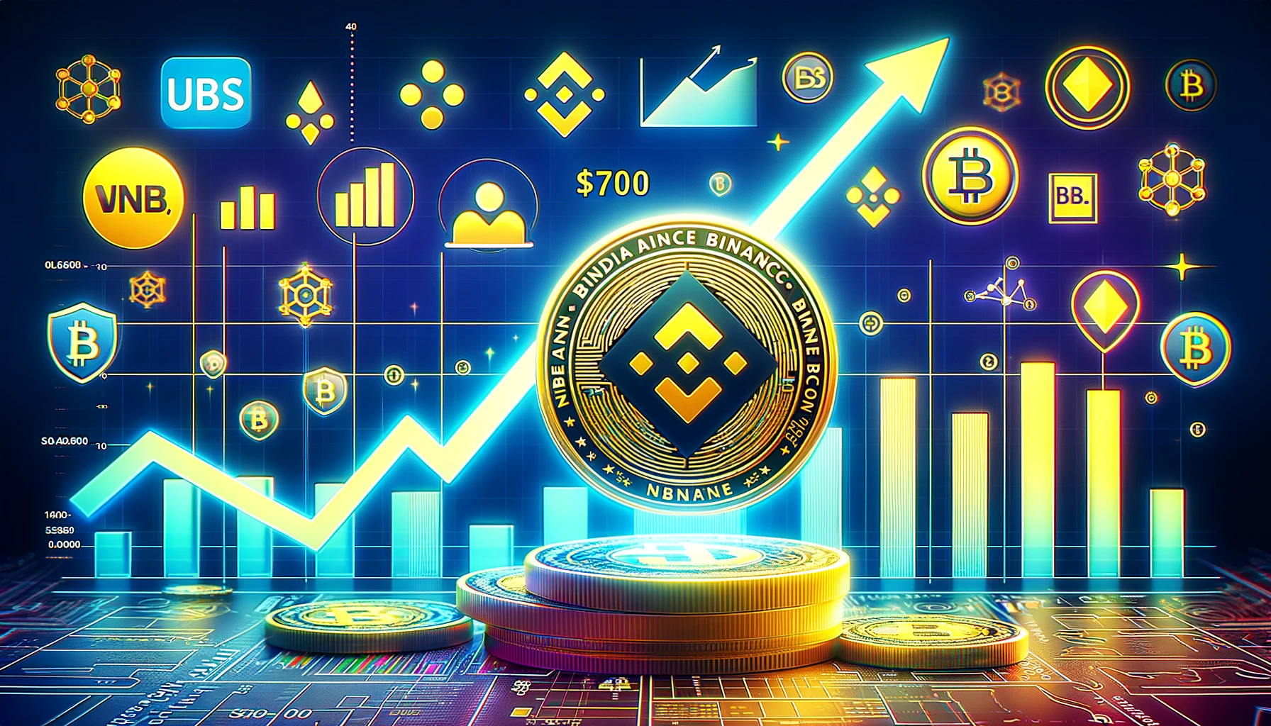 Binance Coin (BNB) breekt door $700 en bereikt nieuwe all-time high