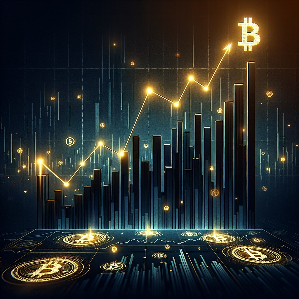 Bitcoin streeft naar $75K met drie weken van winst