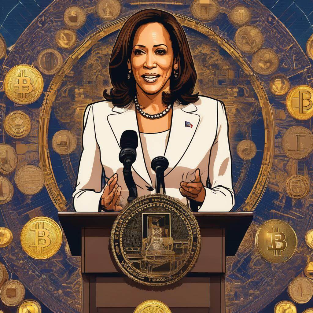 Kamala Harris zet in op crypto en AI voor presidentschap