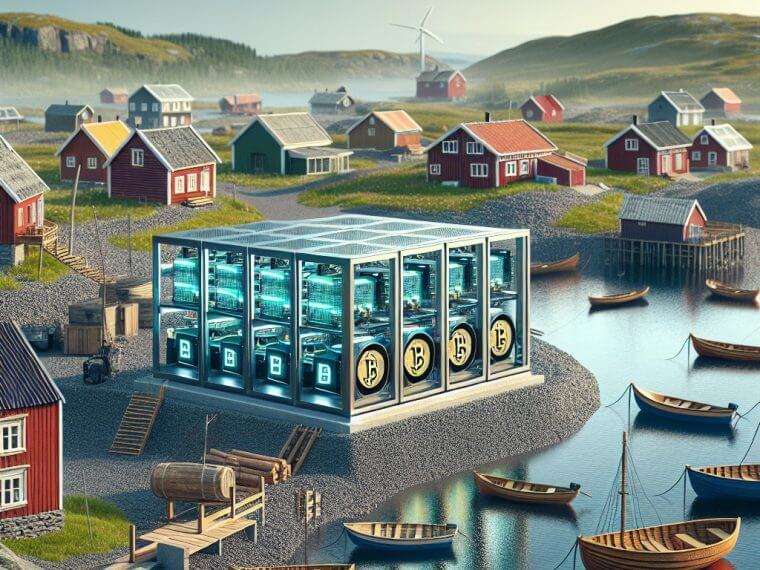 De Opwarming van het Noorden Bitcoinmijn
