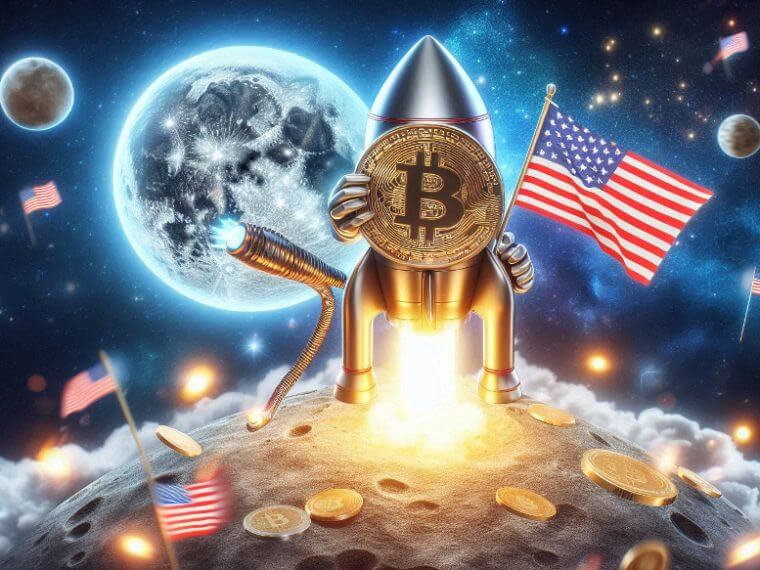 koers bitcoin bereikt all time high naar aanloop winst donald trump