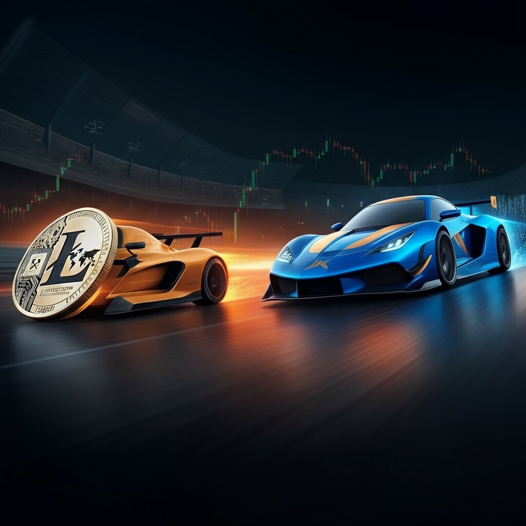 Litecoin ETF voorop in de race, XRP heeft juridische achterstand