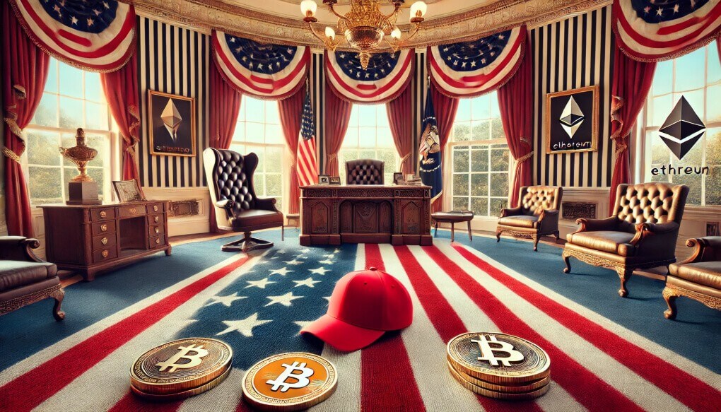 Trump spreekt op eerste dag als president niet over cryptobeleid