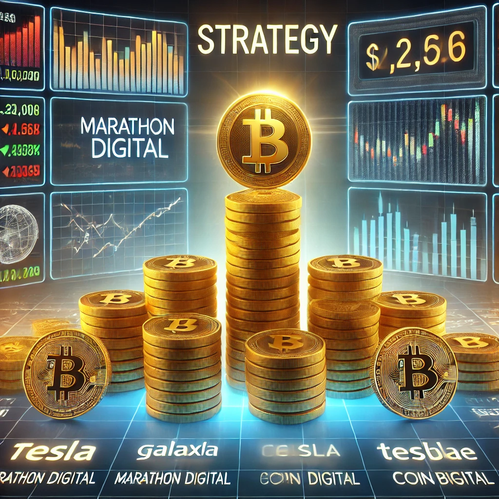 Deze 10 beursgenoteerde bedrijven bezitten samen bijna 600.000 BTC