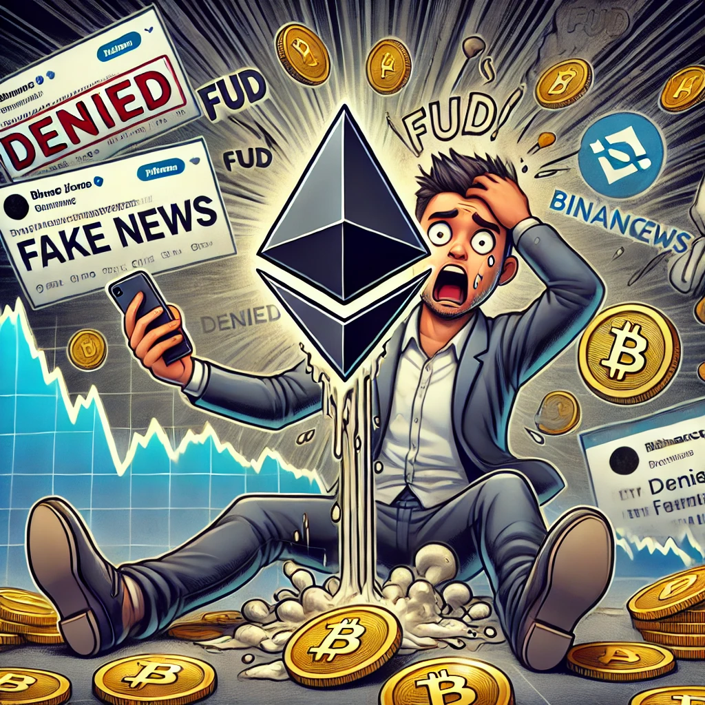 Ethereum delisting op Binance gerucht is natuurlijk niet waar