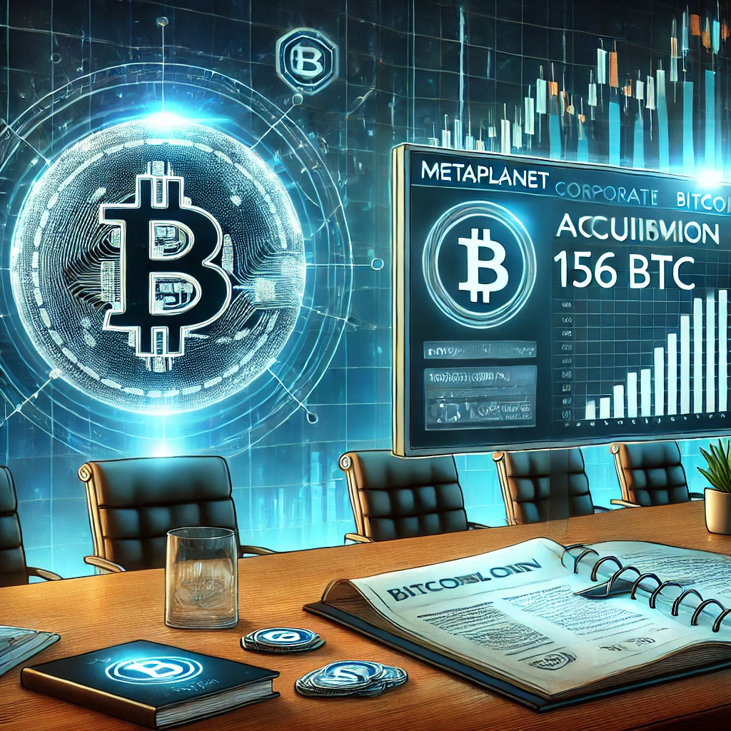 Metaplanet koopt 156 BTC en vergroot bezit naar 2.391 Bitcoin