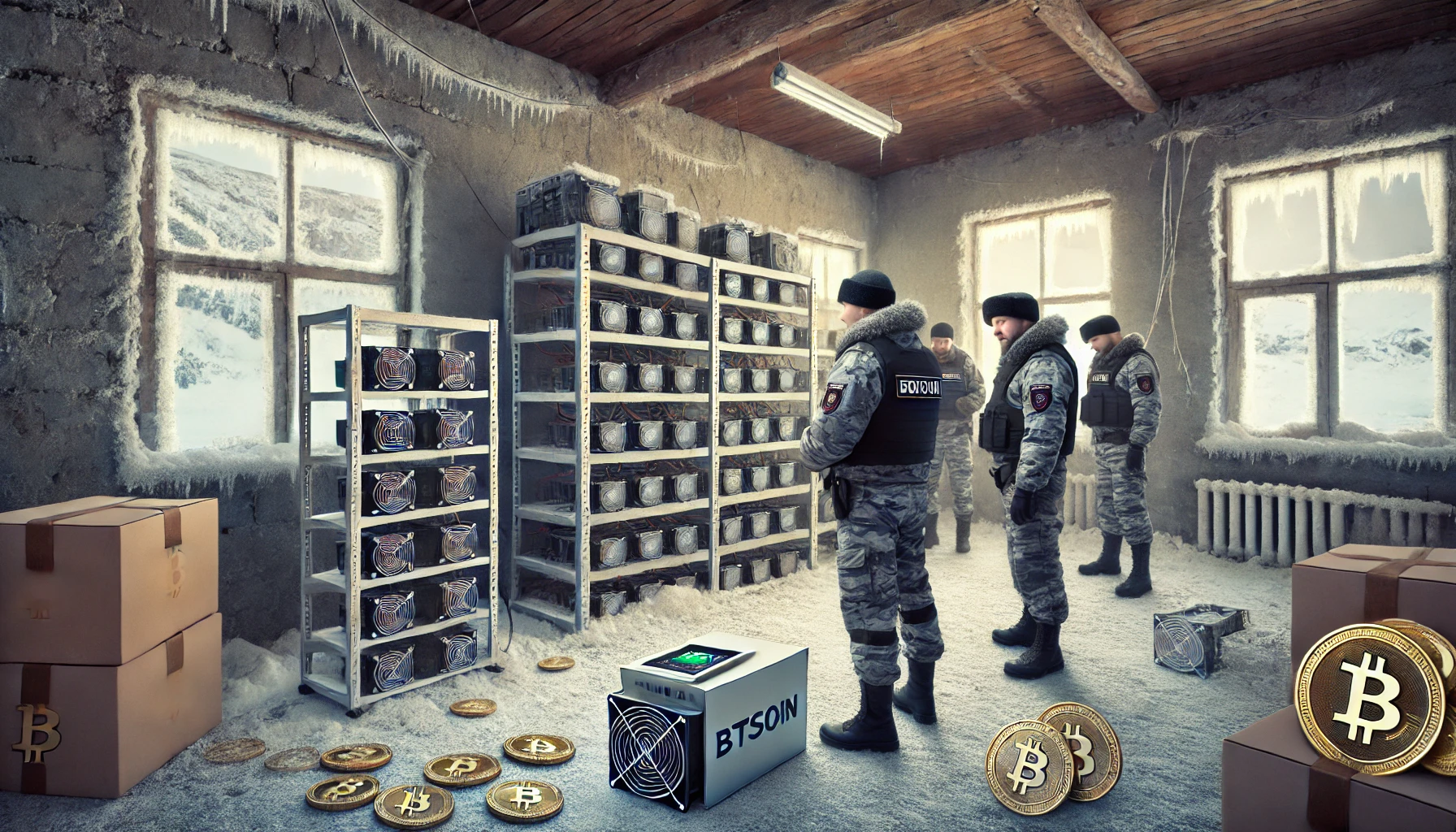 Russische autoriteiten ontmantelen illegale mining farm in Siberië