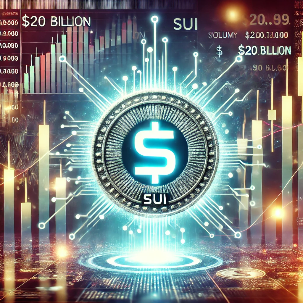 SUI handelsvolume stijgt boven $20 miljard