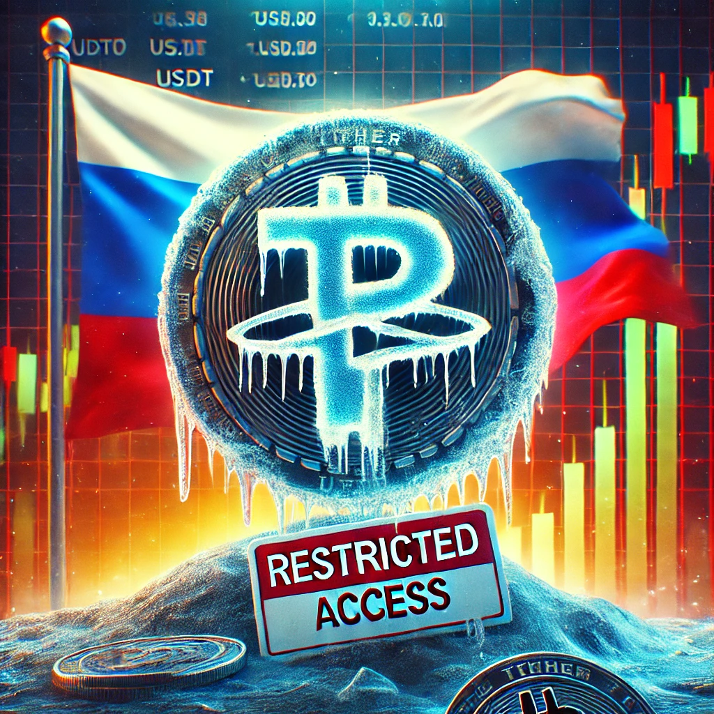 Tether bevriest $27M USDT van de Russische Garantex exchange