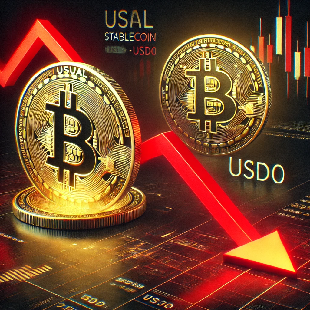 Marktdruk nekt Usual: token zakt diep, stablecoin verliest terrein