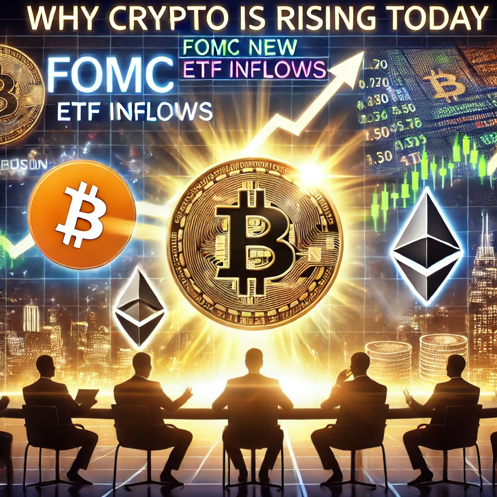 Waarom stijgt crypto vandaag? FOMC nieuws en ETF stromen en meer