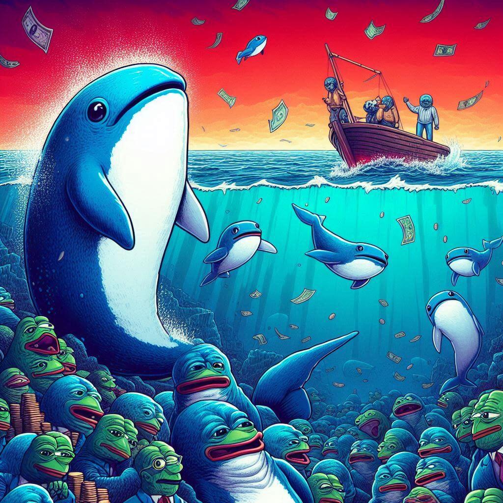 Whales verkopen meer dan 1 miljard PEPE terwijl de prijs daalt