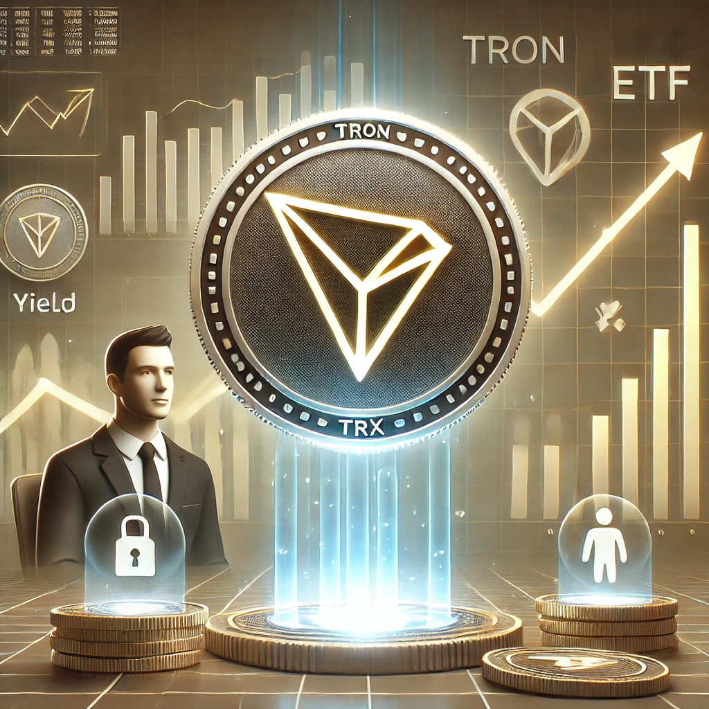 Canary pitcht Tron (TRX) ETF met yield, maar koers zakt verder weg