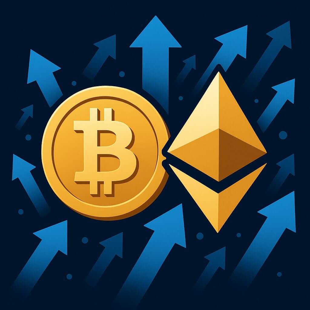 Bitcoin en Ethereum ETF’s signaleren verschuiving in marktsentiment