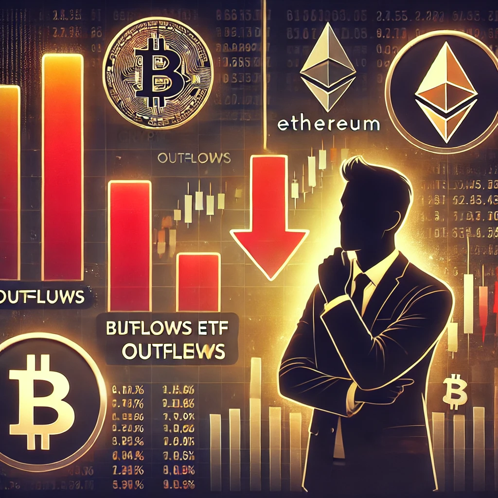 Geen instroom meer in Bitcoin en Ethereum ETF’s