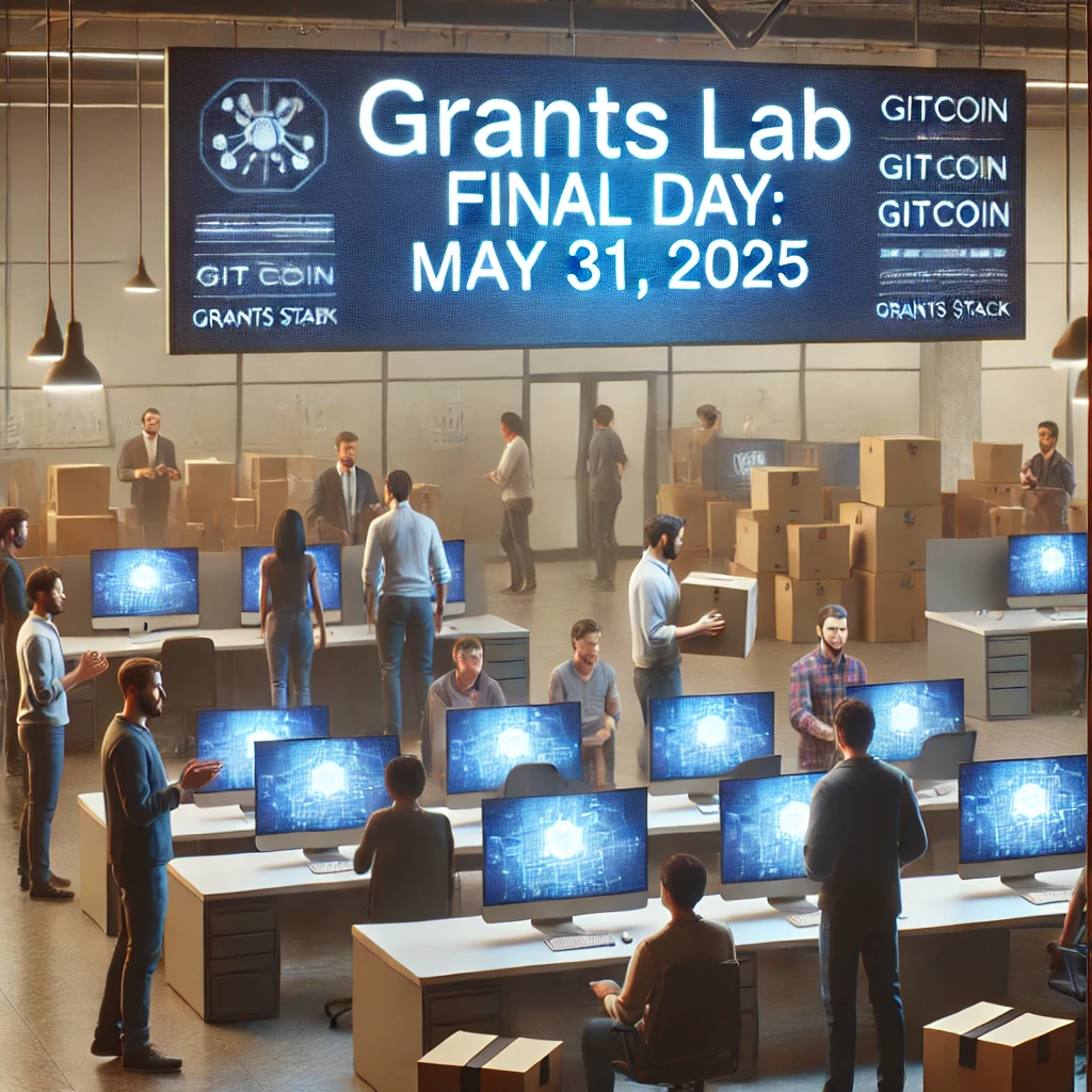 Gitcoin sluit Grants Lab per 31 mei 2025