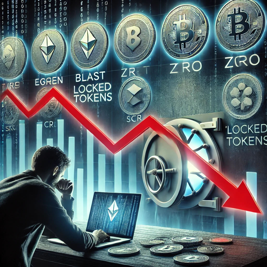 Locked tokens leveren investeerders megaverlies op