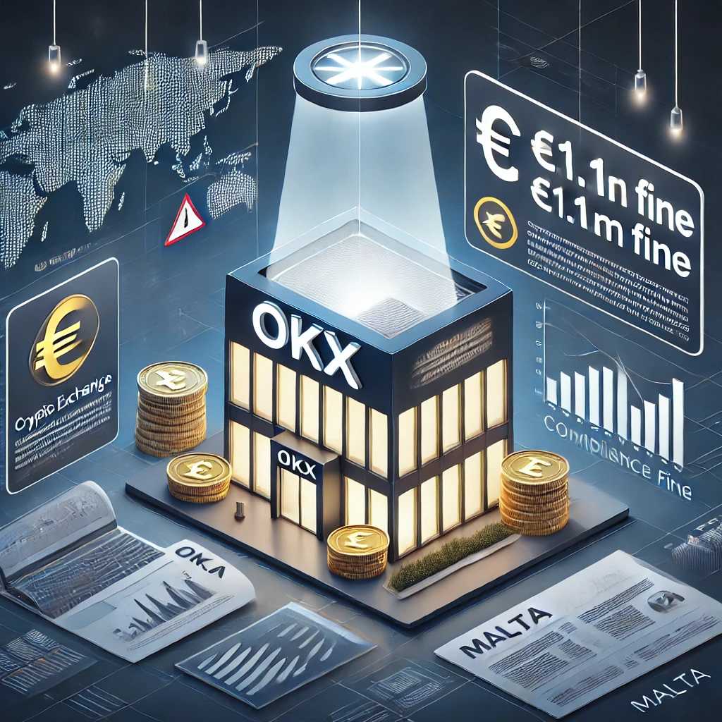 OKX krijgt €1,1M boete van Malta voor falend toezicht en compliance
