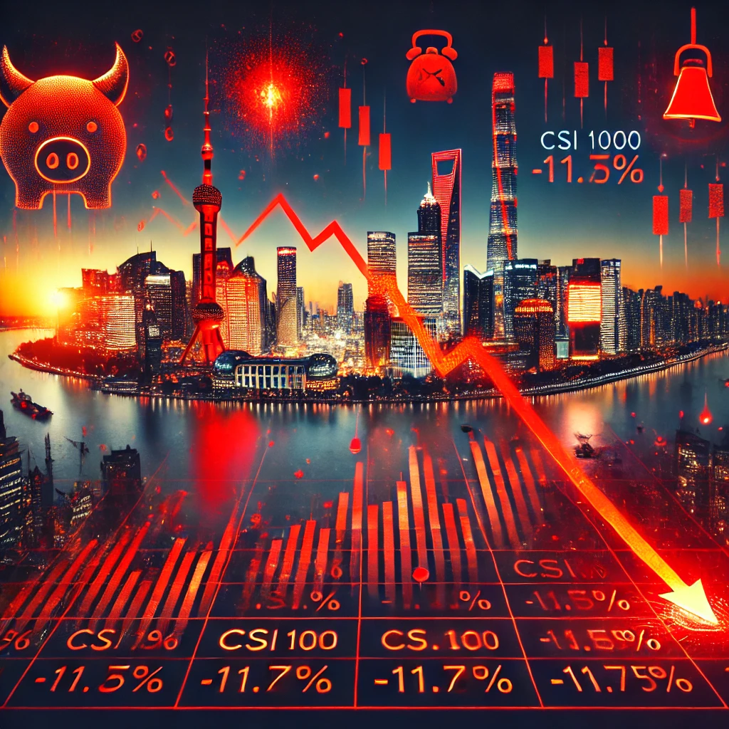 Paniek in Azië: Chinese beurs crasht met 12%