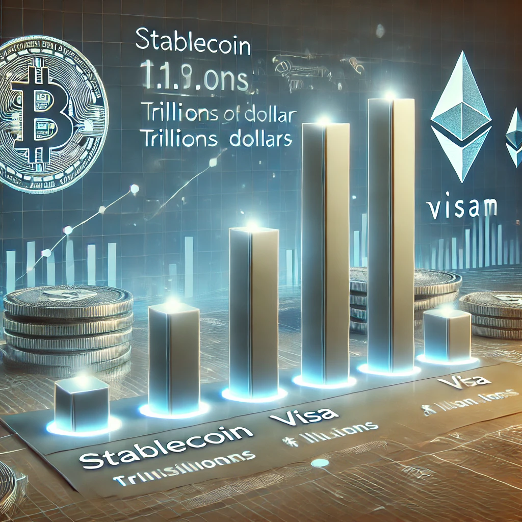 Stablecoins verwerken meer transacties dan Visa in 2024