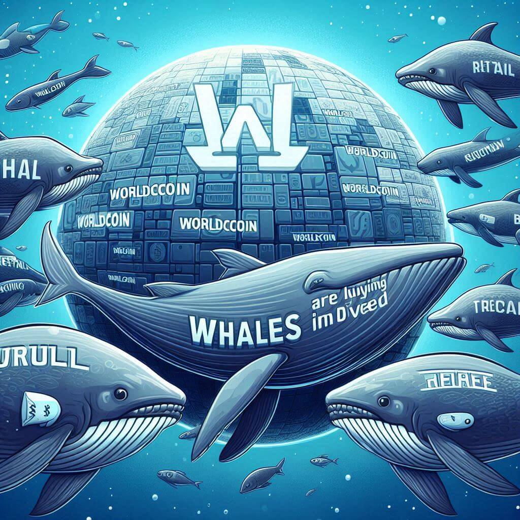 Worldcoin whales kopen massaal, zal retail volgen?
