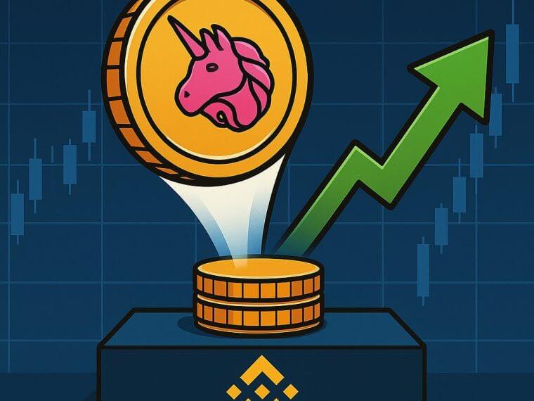 $13 miljoen Uniswap verlaat Binance terwijl koers stijgt