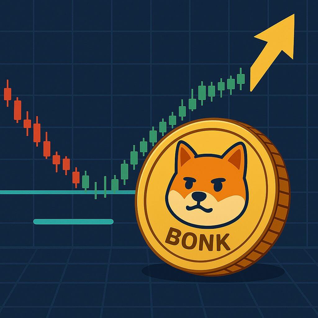 BONK mikt op 75% breakout terwijl de prijs support niveau hold