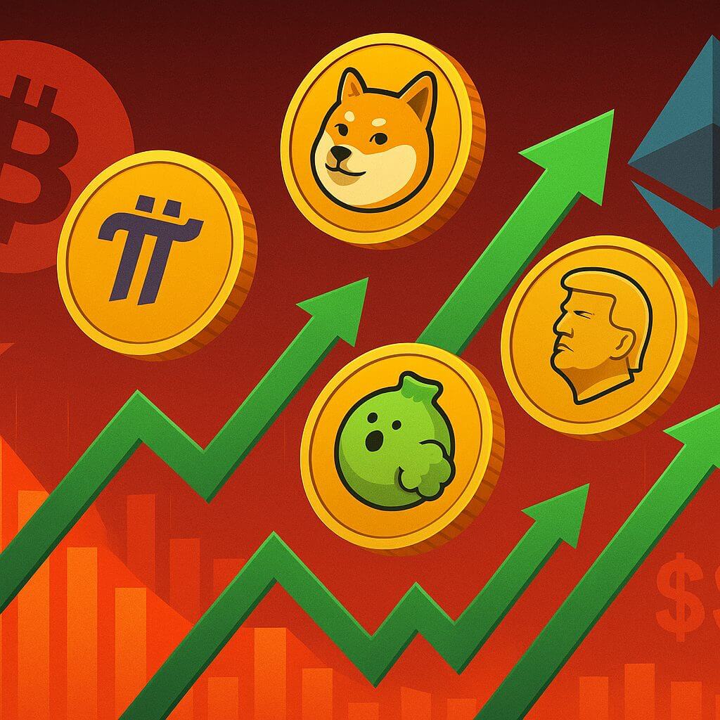 Bitcoin koers blijft stabiel, Fartcoin en Pi Network stijgen het hardst