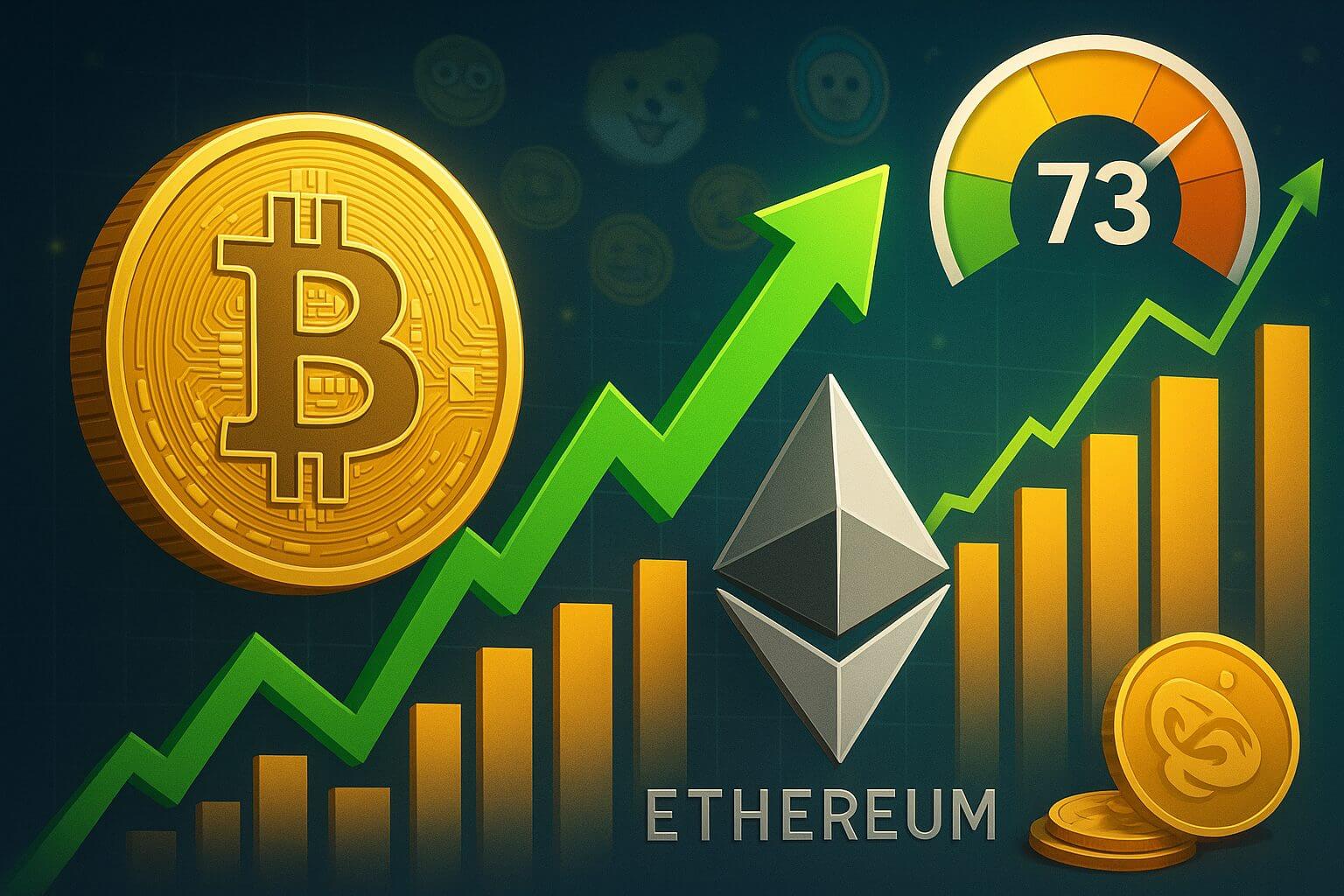 Bitcoin koers breekt door $104K terwijl Ethereum 23% stijgt