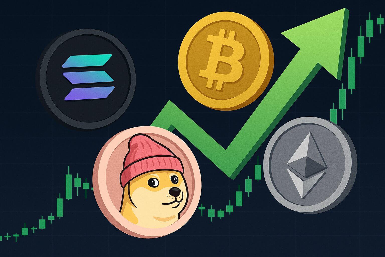 Bitcoin koers stijgt maar altcoins pakken de spotlight