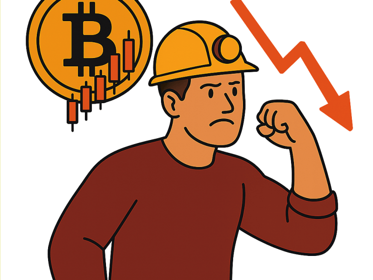 Bitcoin miners tonen kracht, maar long posities lopen risico