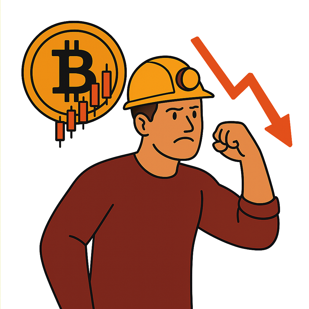 Bitcoin miners tonen kracht, maar long posities lopen risico