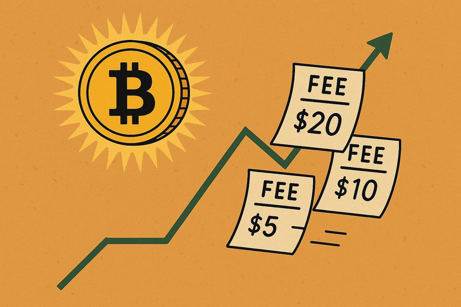 Bitcoin transactiekosten stijgen terwijl het belangrijke grens nadert