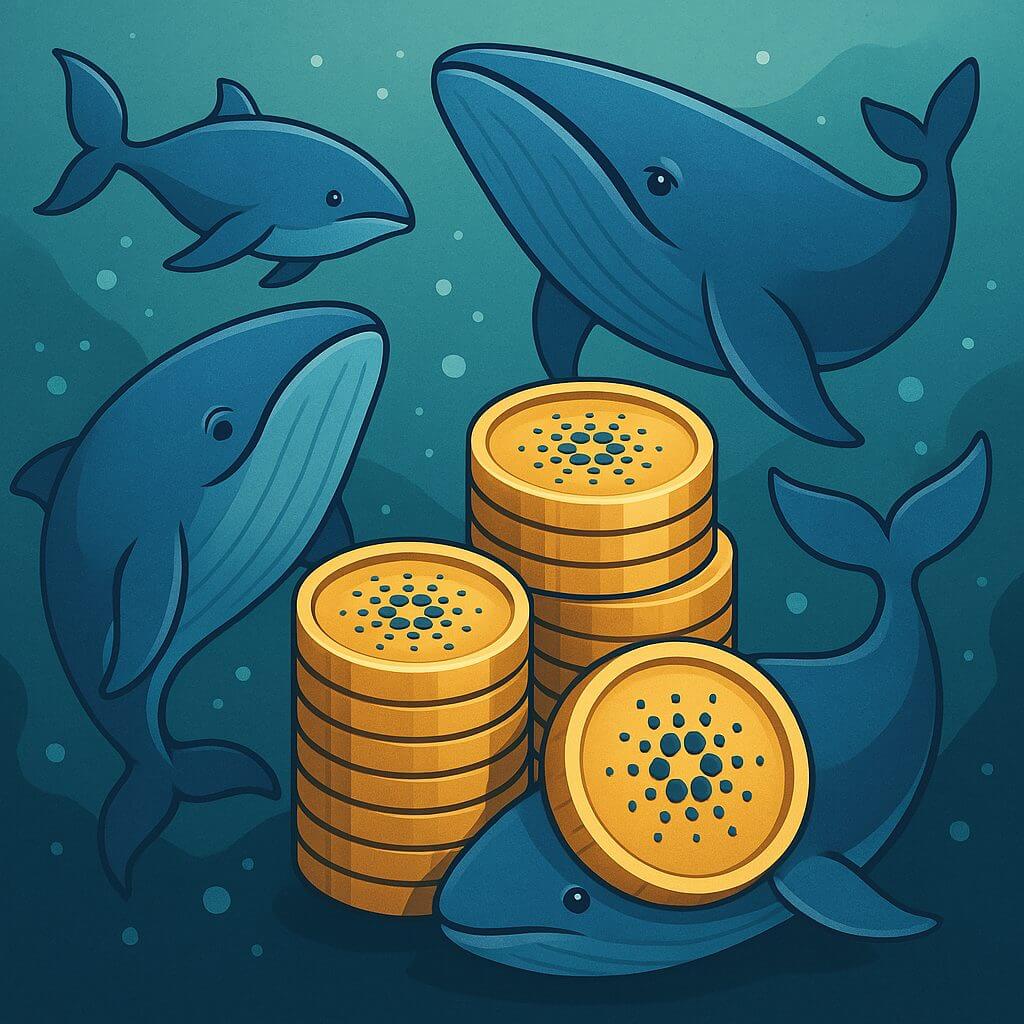 Cardano whales verzamelen 40 miljoen ADA