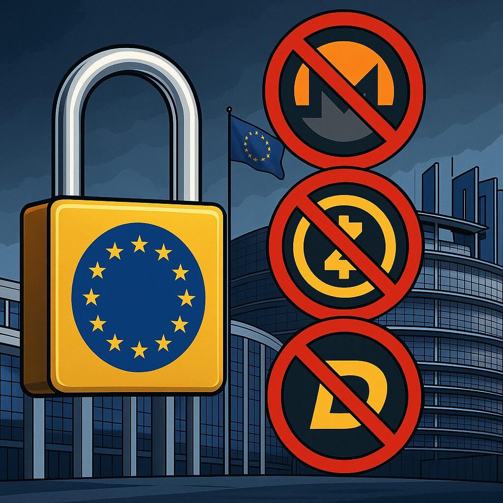 Europa verbiedt privacycoins en anonieme wallets vanaf 2027