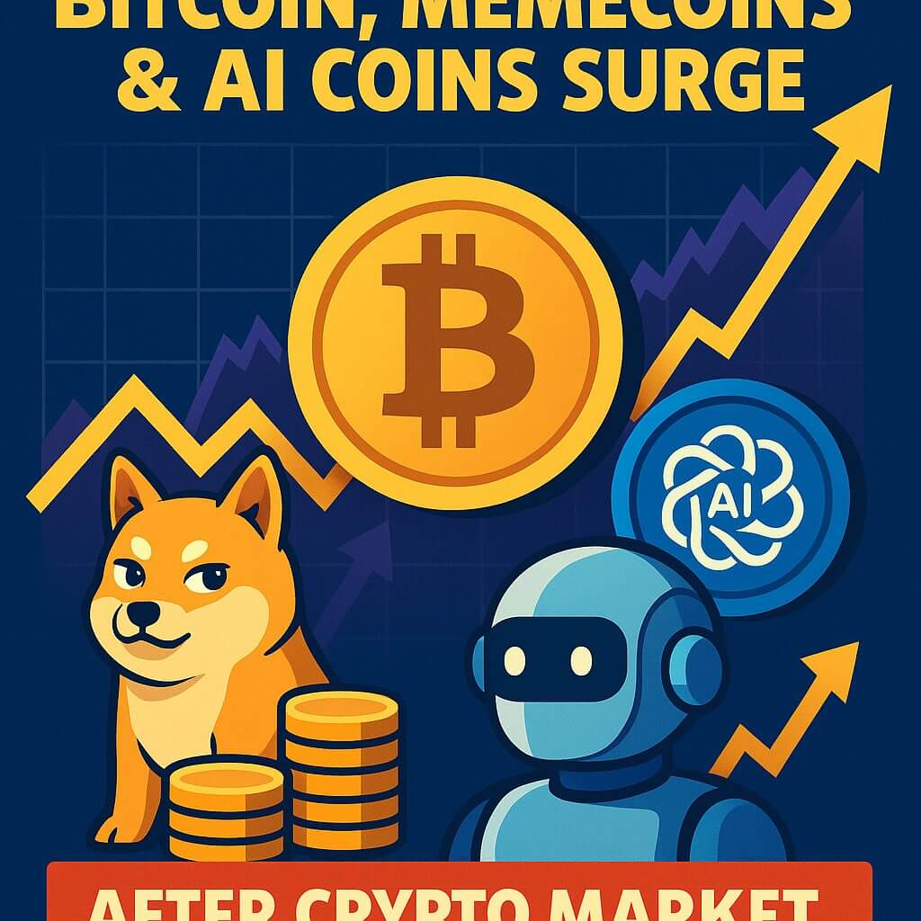 Cryptomarkt veert op dankzij hype rond memes en AI