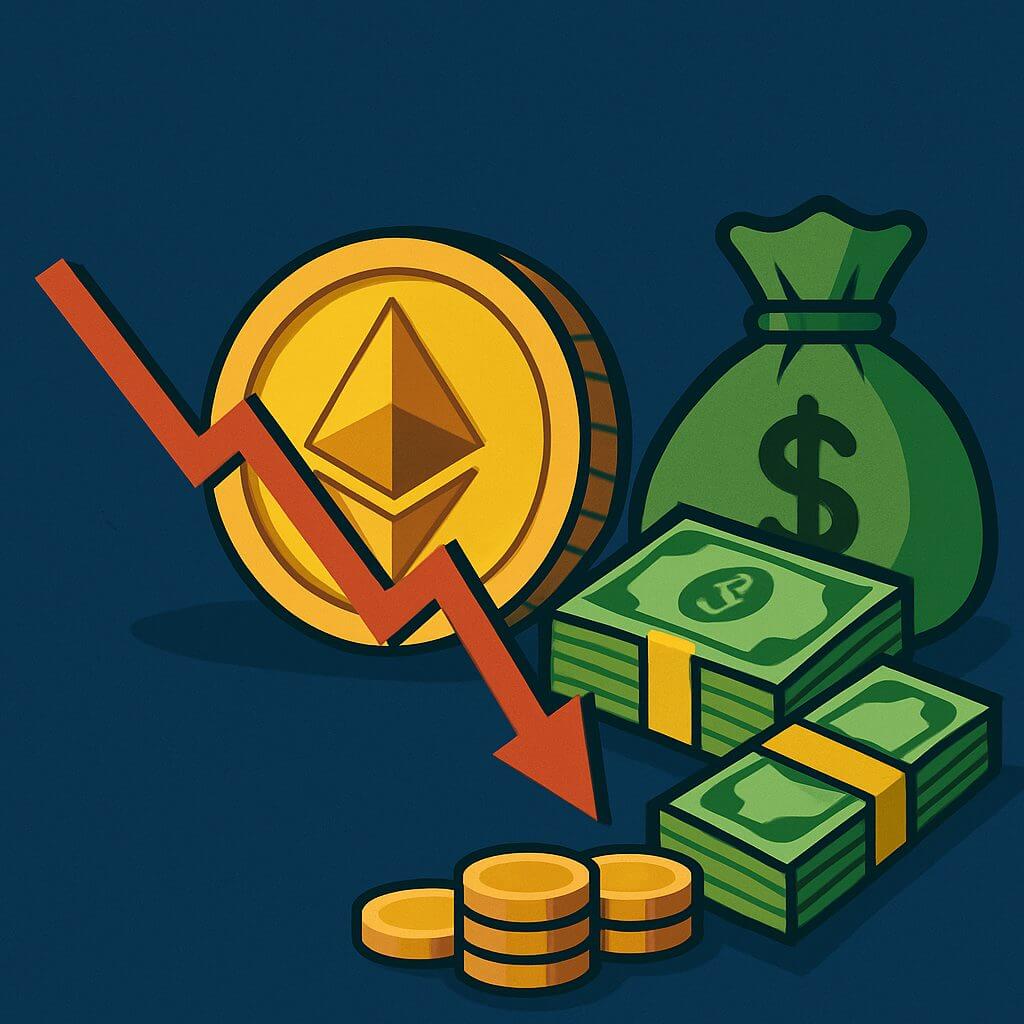 Oude Ethereum wallet verkoopt massaal: 16.500 ETH al weg