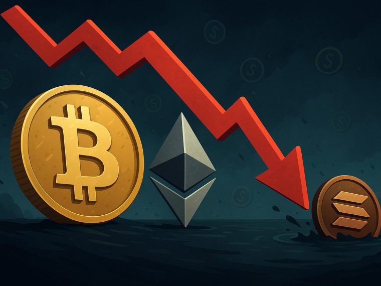 Crypto markt daalt hard: $688 miljoen aan liquidaties en Tron haalt Cardano in