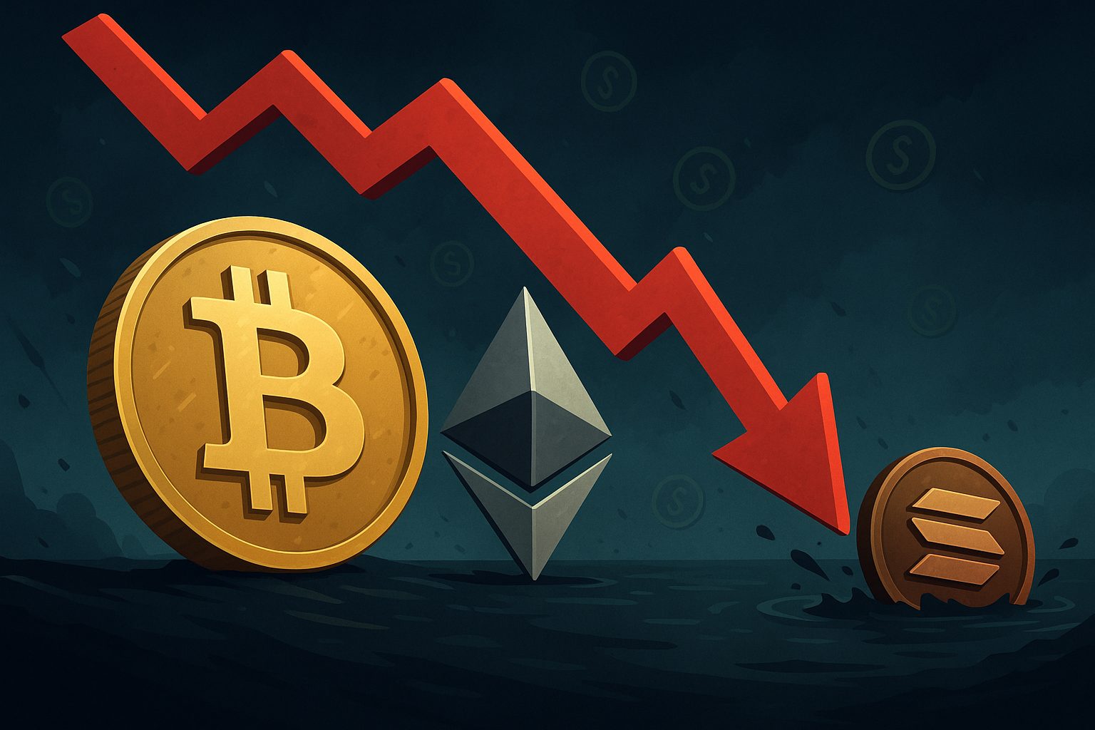 Crypto markt daalt hard: $688 miljoen aan liquidaties en Tron haalt Cardano in