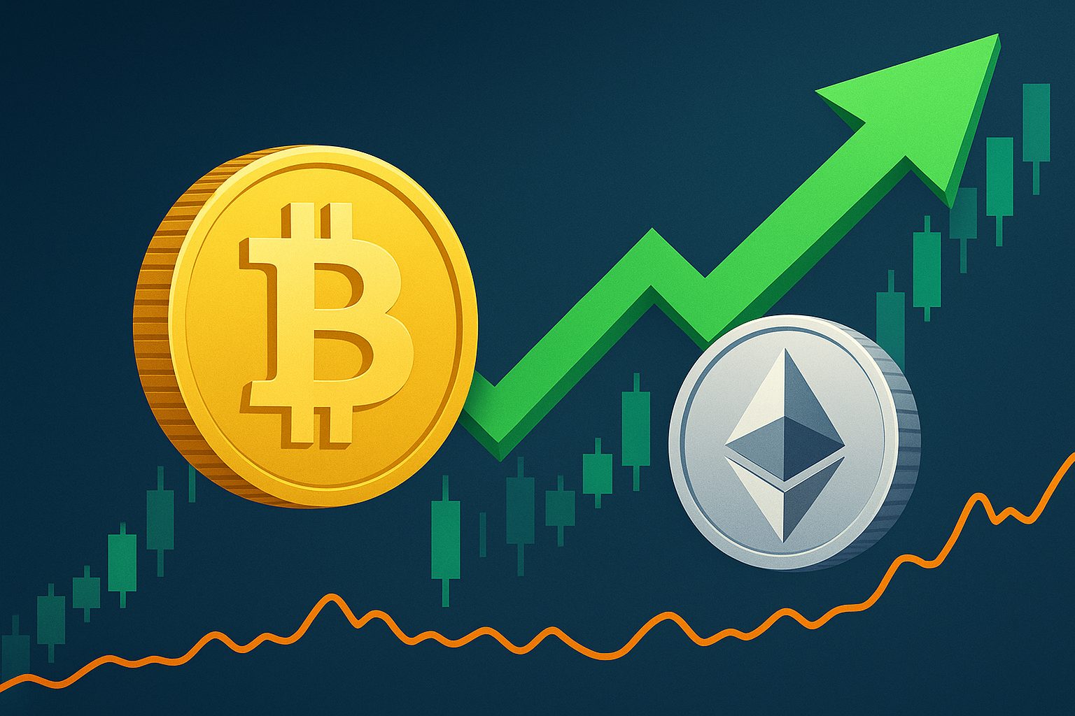 Cryptomarkt leeft op: Bitcoin en Ethereum koers stijgen verder