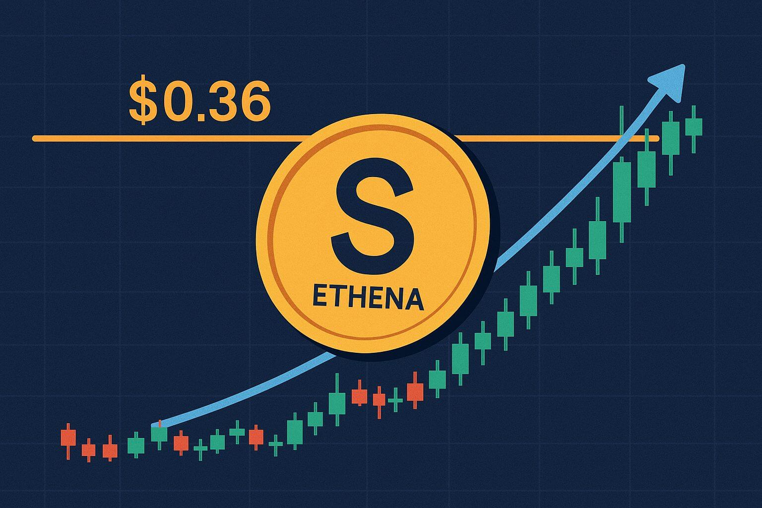 Ethena $0,36 weerstand nadert op korte termijn